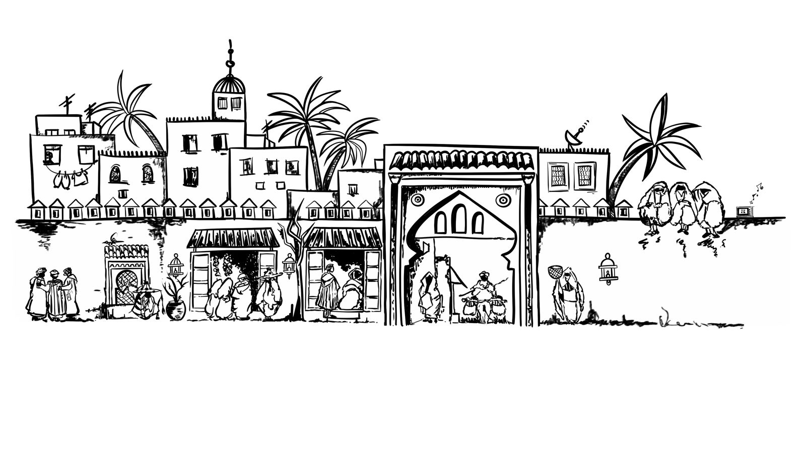 Medina street scene